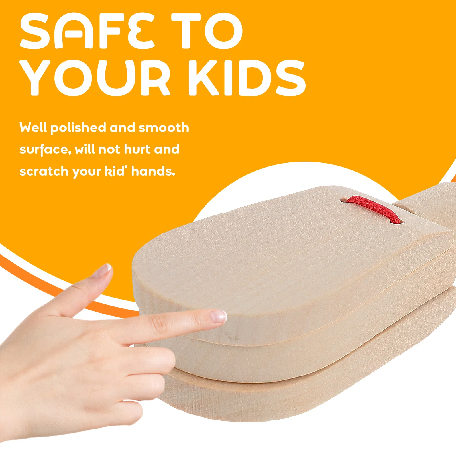 

1 шт. трехслойный деревянный ударный инструмент кастаньета для детей, раннее музыкальное образование, развитие координации рук и глаз, обучение