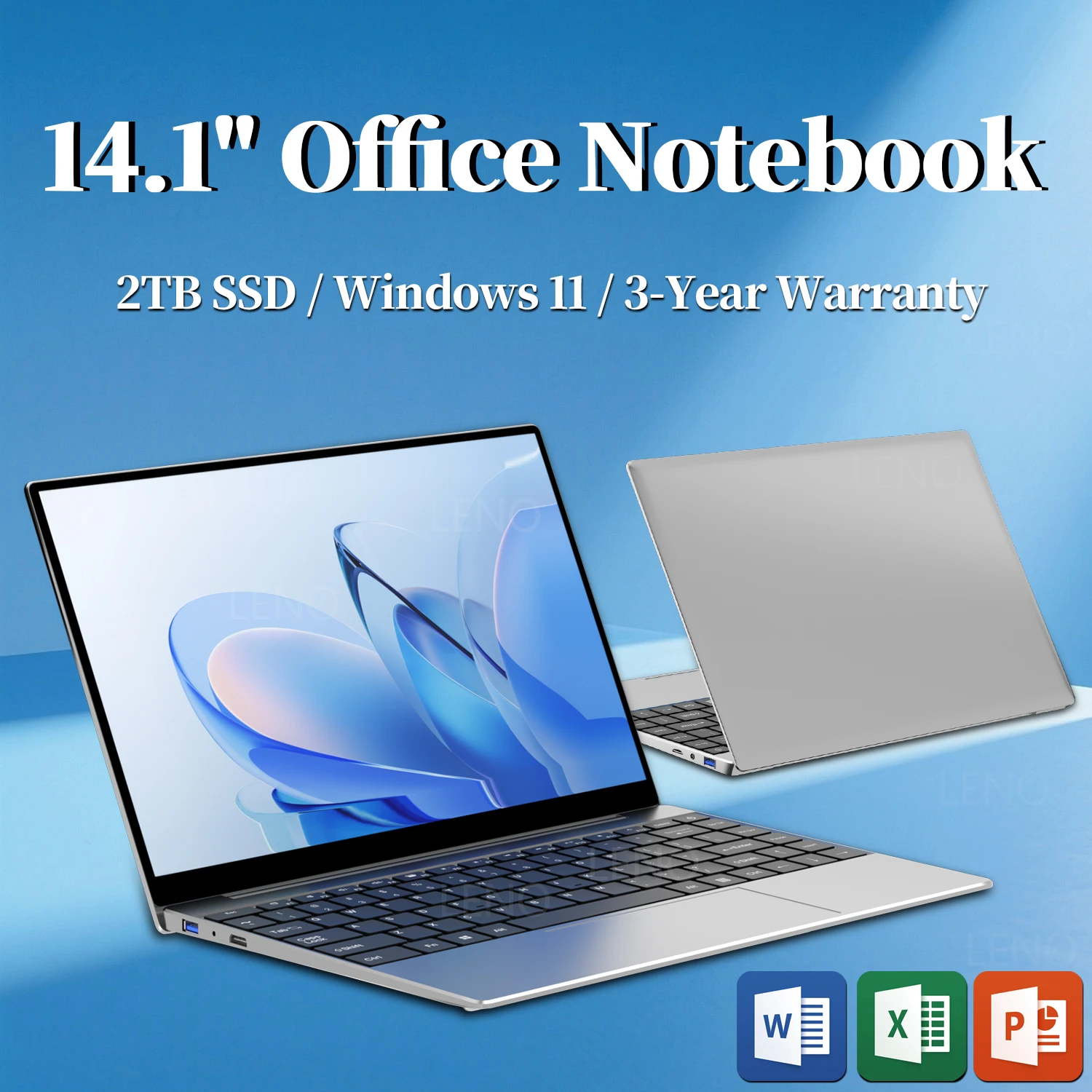 LENO 화이트 노트북 외형