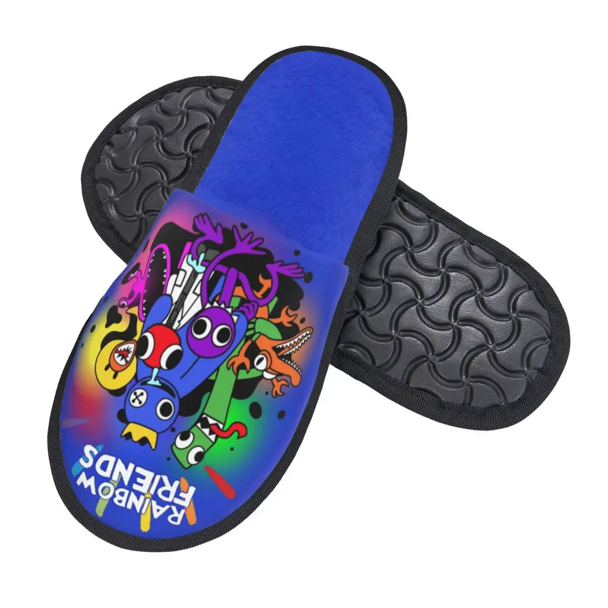 Gli amici dell\'arcobaleno personalizzati lo abbracciano le pantofole in Memory Foam da donna morbide e calde pantofole da casa per videogiochi