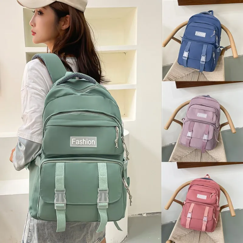 

Fashion Women's Backpack Waterproof School Bag For Teenagers Girls Children's Orthopedic Schoolbags Kids Bookbags Mochilas