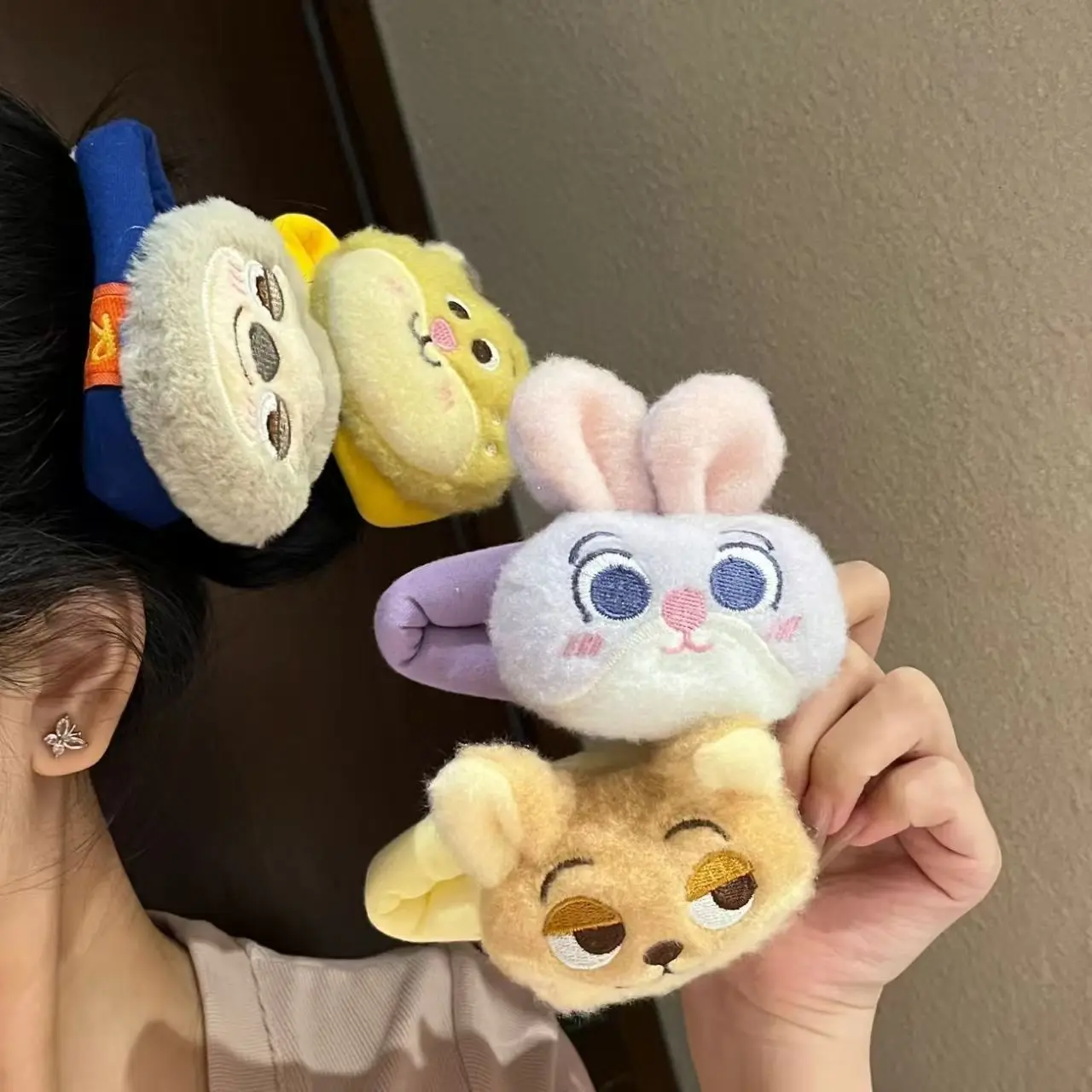 لطيف الكرتون Zootopia نيك جودي مقاطع الشعر Ins نمط دبابيس الشعر للفتيات الشتاء رقيق بانج كليب موضة إكسسوارات الشعر