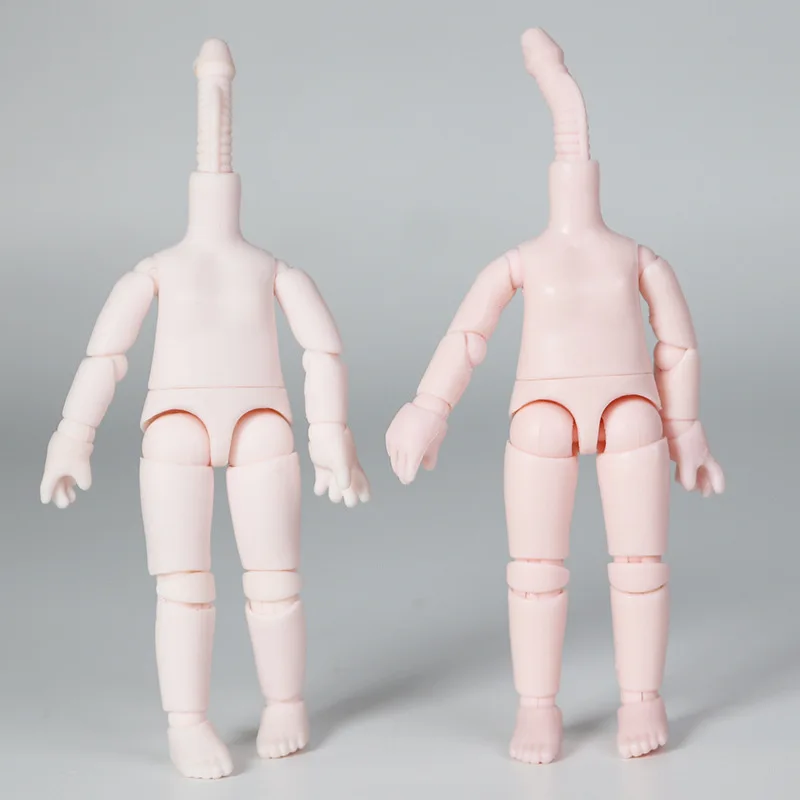 1/12 BJD poupée nue jouet accessoires peau blanche/articulaires mobile poupée nue amovible cgc tête d'argile 11cm poupée corps nu