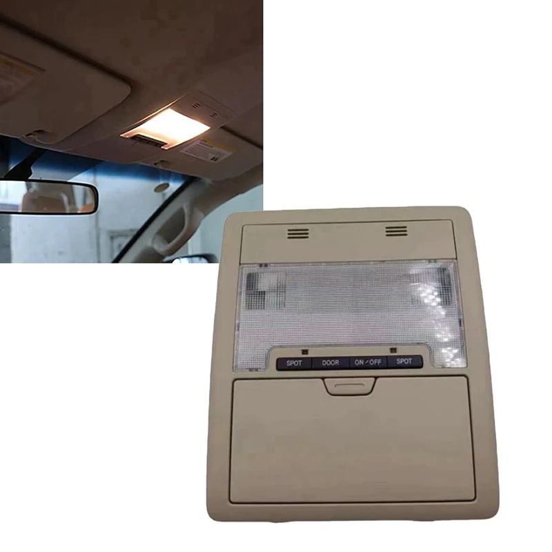 Lampe de lecture de toit intérieur de voiture, lampe de toit, étui à lunettes pour Toyota Land Cruiser 200 LC200 2008-2020-A9OJ