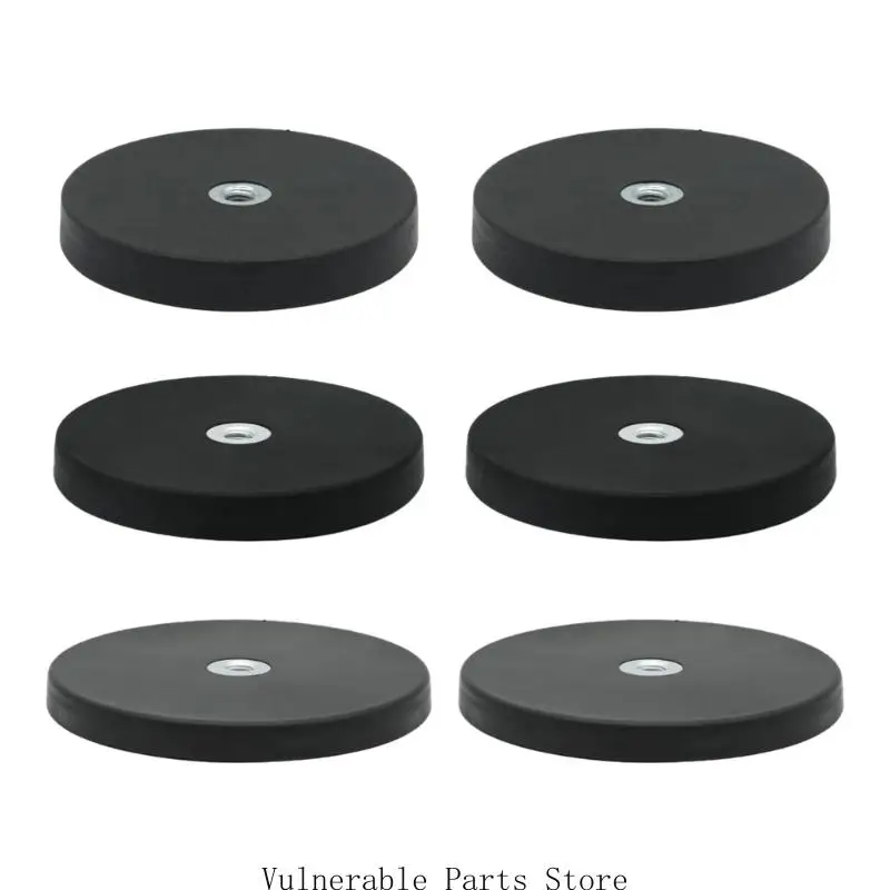 

D0UC Universal SUV Work Light Brackets Base Mount Internal Threads 43mm 66mm 88mm 2Pcs Mount Set