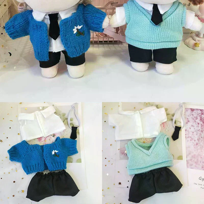 Dollhouse Doll Clothes Idol Dolls Accessories Plush Clothing Sweater Stuffed Toy Outfit Korea