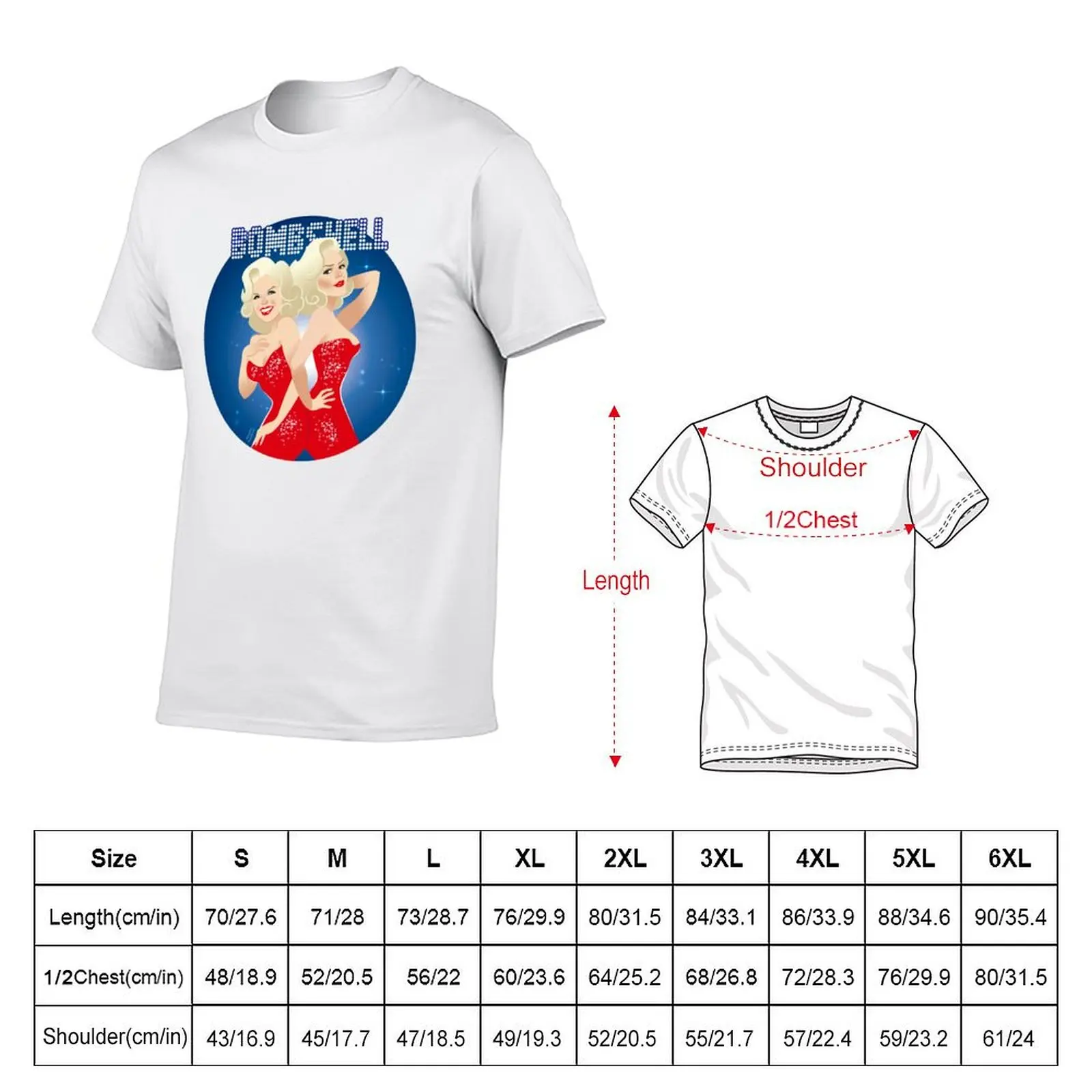 Bombshell T-Shirt Minimalist Graphic Tee Shirt