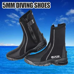 5MM Neoprene Boots Wear-resistant Upstream Shoes Windsurf Underwater Fishing Kitesurf Equipment Beach Shoes Snorkeling Men