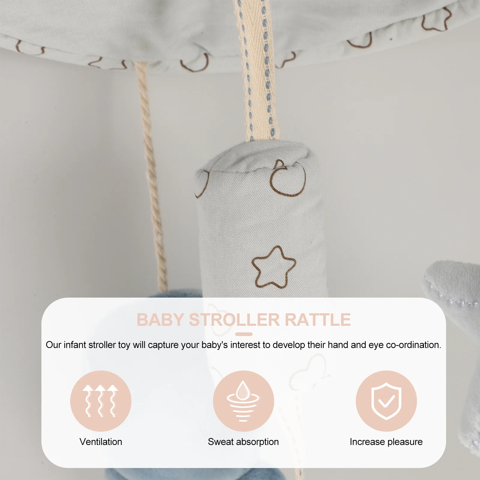 โมบายแขวนรูปสัตว์ทะเลสำหรับเตียงเด็ก ของขวัญสำหรับเด็กแรกเกิดในงานเลี้ยงฉลองทารก