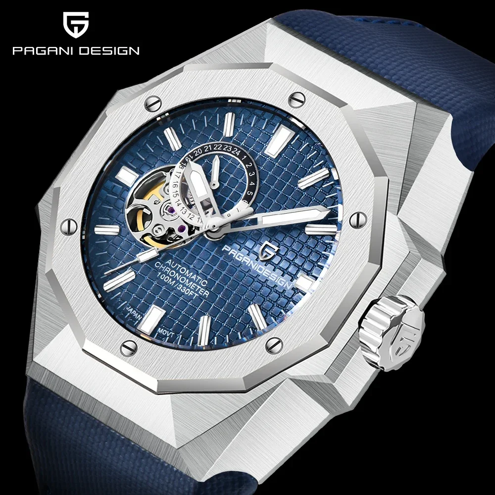 2025 New PAGANI DESIGN Automatic Men Machinery Watches Top Luxury Wristwatches NH39A 100M Waterproof Sapphire Clock reloj hombre