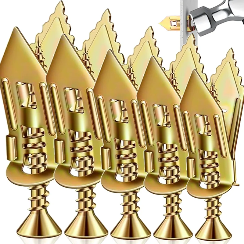 Self-Drilling Drywall Anchors Expansion Bolts Self-Tapping Screws Gypsum Plasterboard Dowel Meta Wall Anchor DIY Fixing Fastener