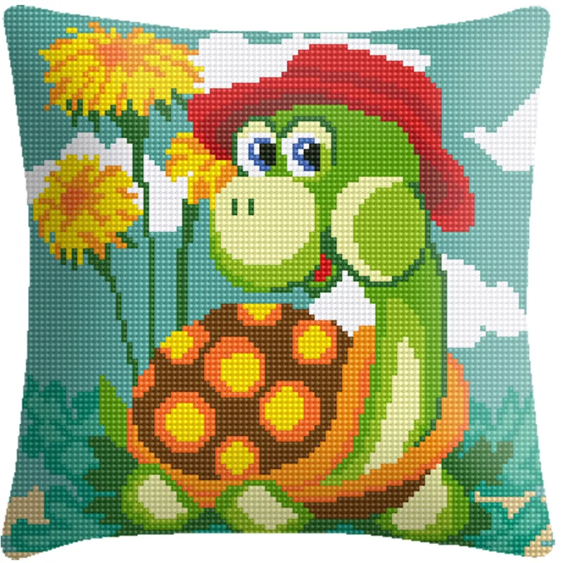 

Embroidery kits cross stitch Tortoise pattern with Pre-Printed Pattern Needlework knitting diy pillow Home decoration 6CT