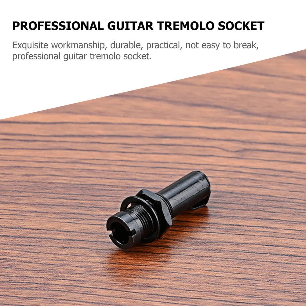 

Black Electric Guitar Tremolo Arm Socket Durable Metal Replacement Tremolo Arm Jack Professional Guitar Accessory