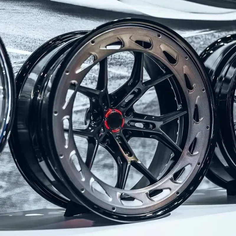 Custom Luxury Supercar Rims 20x11 21x12.5 Liquid Bronze 1 2 3 Piece Forged Wheel RFG25 Style Compatible With
