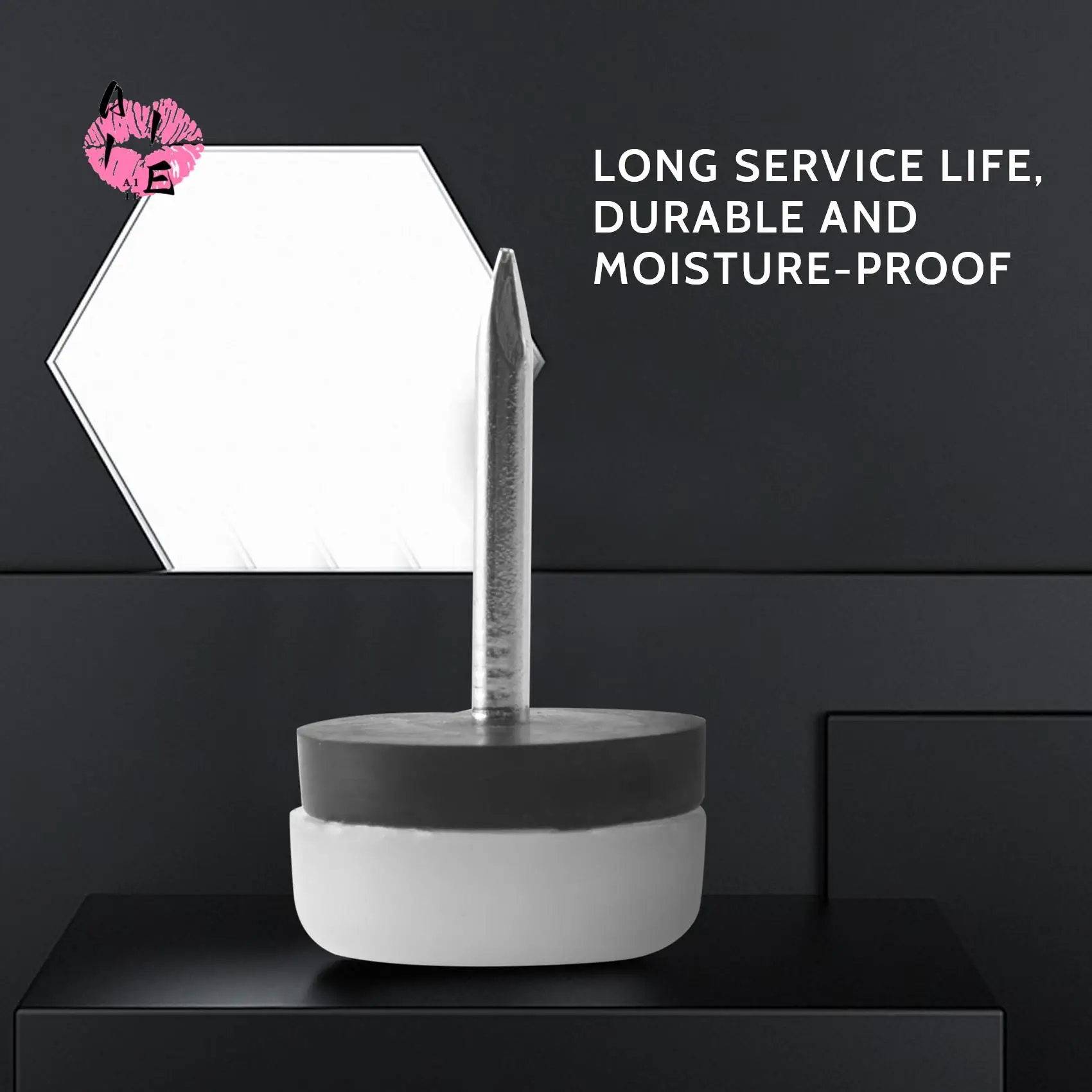 

A11E-40 шт. утолщенные мебельные направляющие, нейлоновый слайдер с гвоздями, защита для пола для деревянных ножек стула, стола, дивана (18 мм или 0,