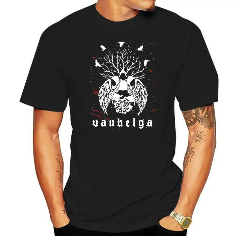 Vanhelga Angel Shirt S M L XL XXL Black Metal Band Official T-Shirt