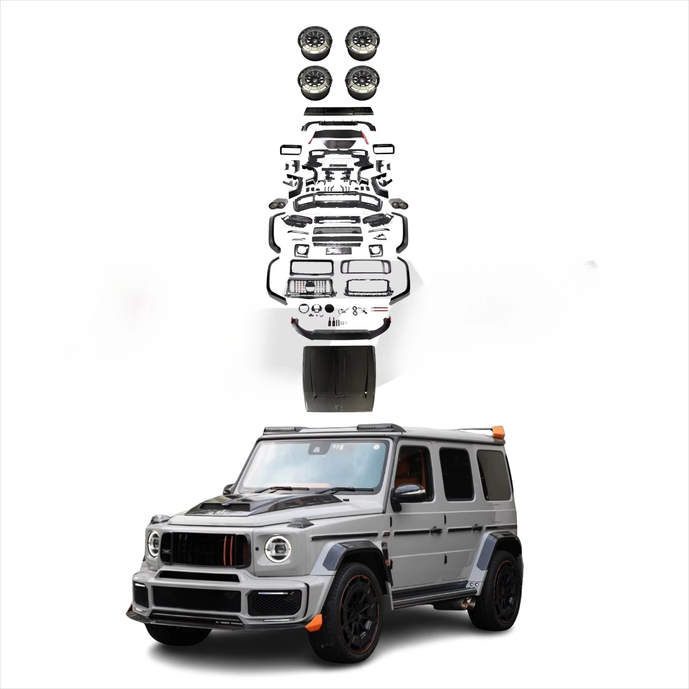 G-Class W463a W464 G63 2019-2024 Upgrade to B900 Style Body Kit Auto Body System