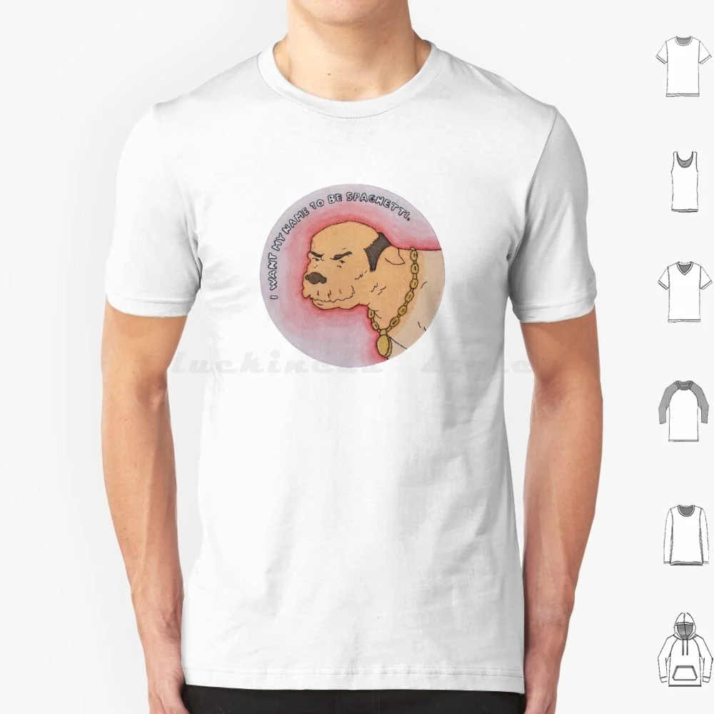 Spaghetti T Shirt Big Size 100% Cotton Carl Athf Aqua Teen Hunger Force Spaghetti Fan Art Adult Swim Embroidery Watercolor The