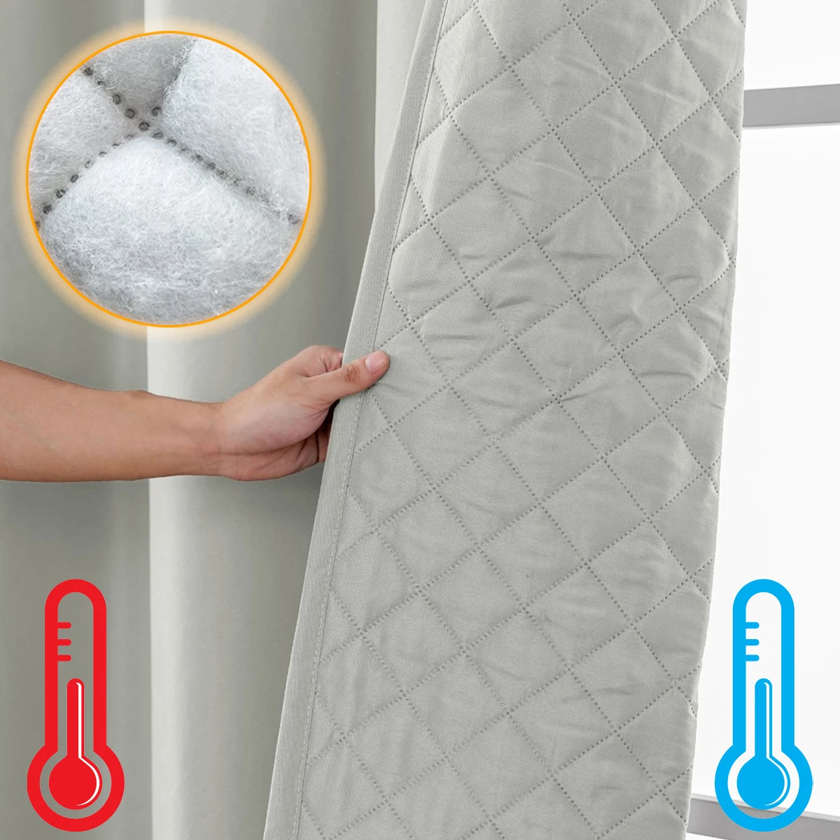 Winter Anti Freezing Windproof Curtains for Keeping Warm Device Wind Cold Resistant Thickened Cotton Partitions Sound Insulation