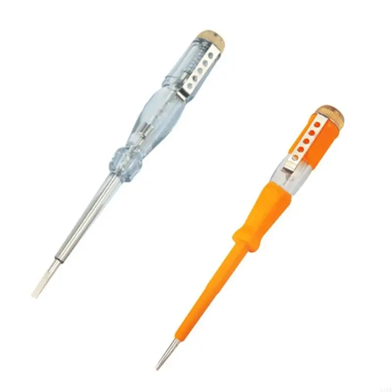 L1EE Screwdriver Test Pen Pressure Indicator Test Pen Tester Screwdriver 80-500V LED Light Insulation Test Pen Detector