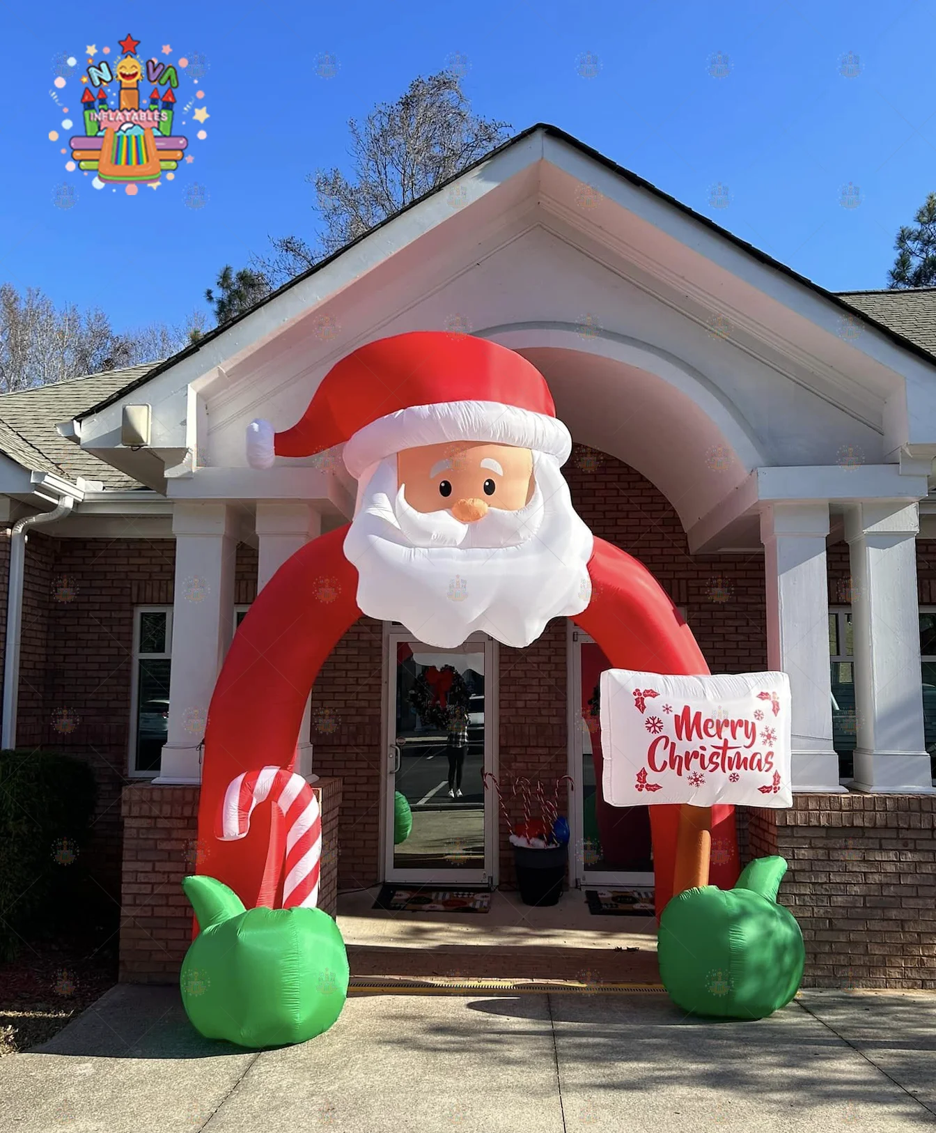 Santa Claus Advertising Inflatable Decorations for Christmas Events