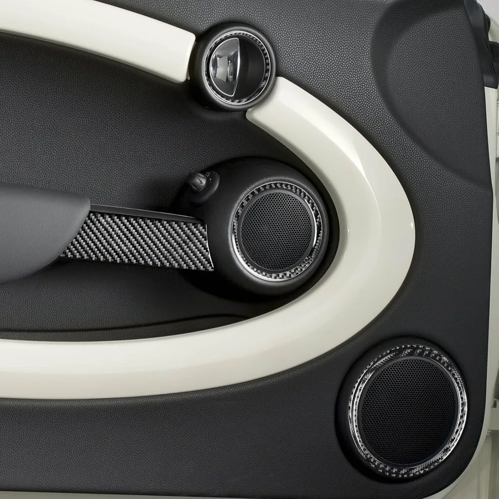 

A73X-Door Handle Pull Cover+Door Audio Speaker Trim For Mini Cooper Hardtop R56 Clubman R55 Convertible R57 Car Interior Accesso
