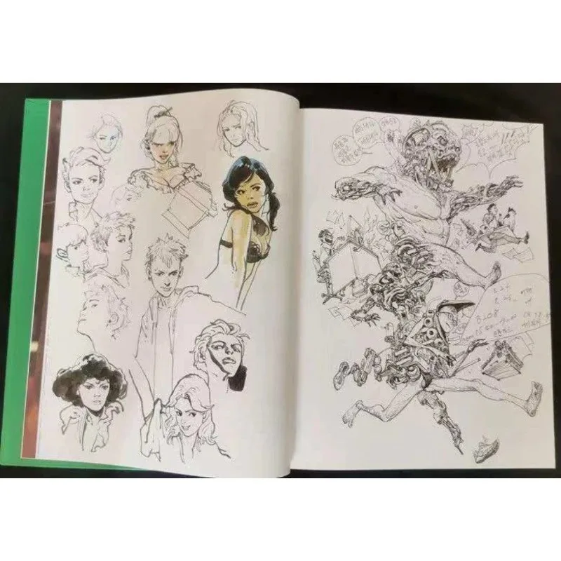 Kolekcja prac artysty koreańskiego Kim Jung Gi, artbook z 2018 roku, manuskrypty, zeszyty do rysowania, perspektywa postaci ludzkiej, chiński styl urzędowy.