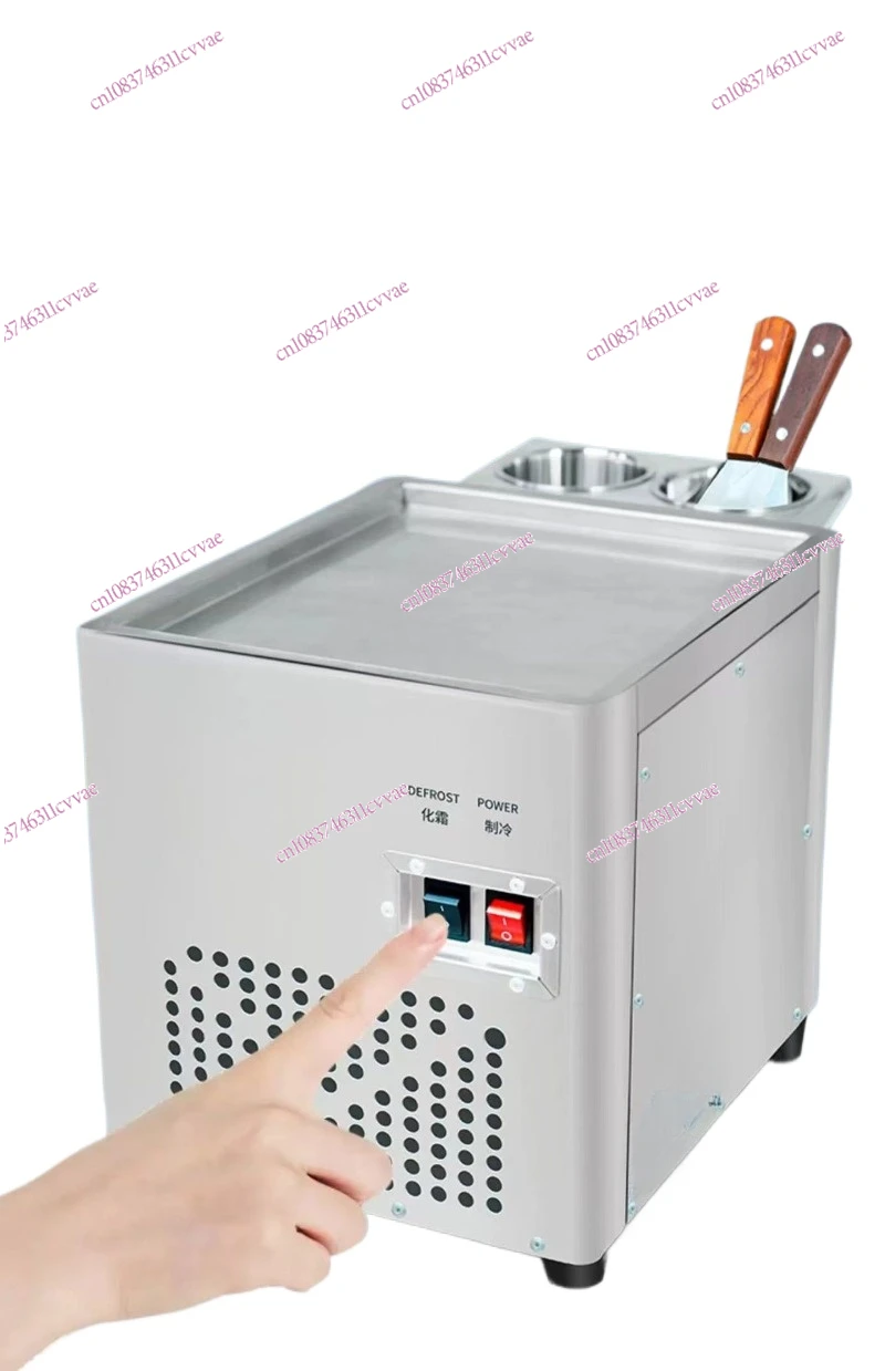 Commercial Yogurt Machine Small Bar Ice Fried Ice Cream Roll Machine Equipment