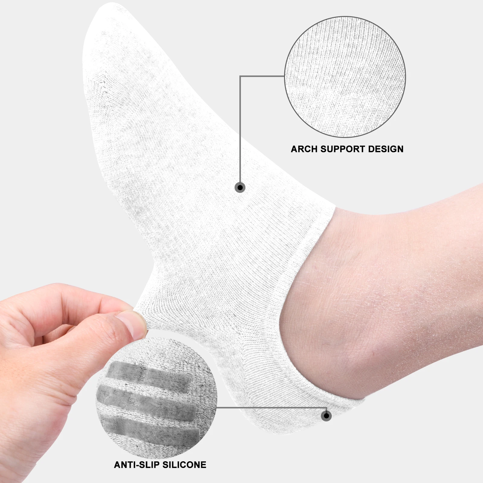 10 paar onzichtbare sokken dames bootsokken heren hardlopen nieuwigheid casual laag uitgesneden korte no-show katoenen enkelsokken