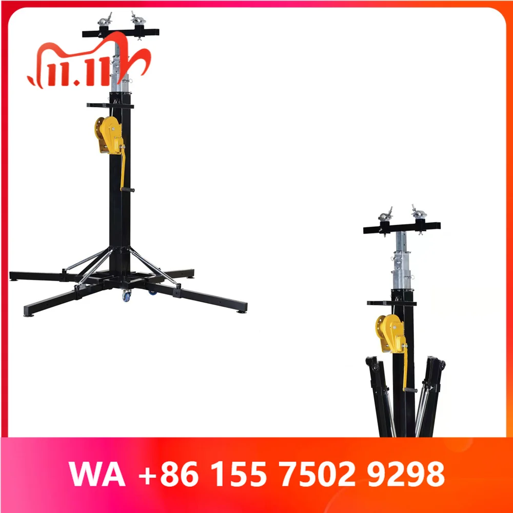 250KG Load Heay 6M Winch Led Screen Stage Light Line Array Speaker Truss Lift Tower Truss Crank Stand