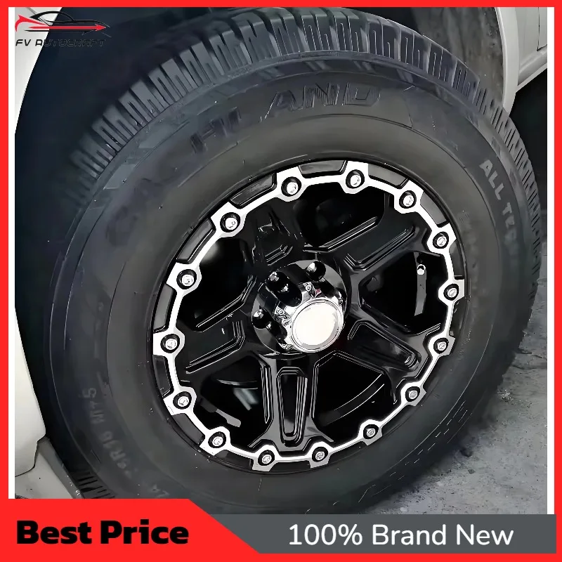 【2026】16/17/18/19/20/21/22/23/24 Inch 17x9j 20x9j 6x139.7 5x114.3/112 Star Design Off-Road Alloy Wheels For Chevrolet SUV Truck
