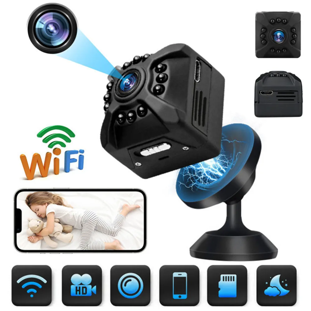 X5 1080P HD Mini Camera Night Version Wireless Monitor Camcorders Intelligent Home Security IP WiFi Camera Mobile Remote App