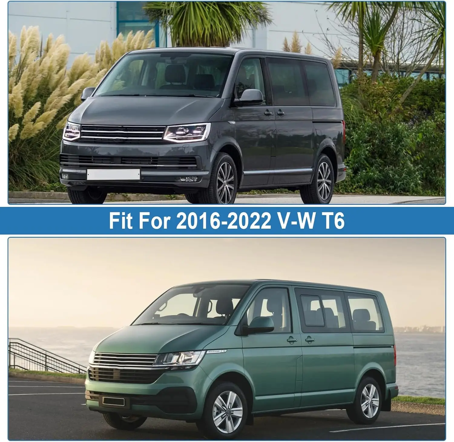 Windscreen Cover Window Cover Sun Protection Anti Frost Ice Dust For VW T6 Transporter 2016-2022 Motorhome Vans Car Accessories