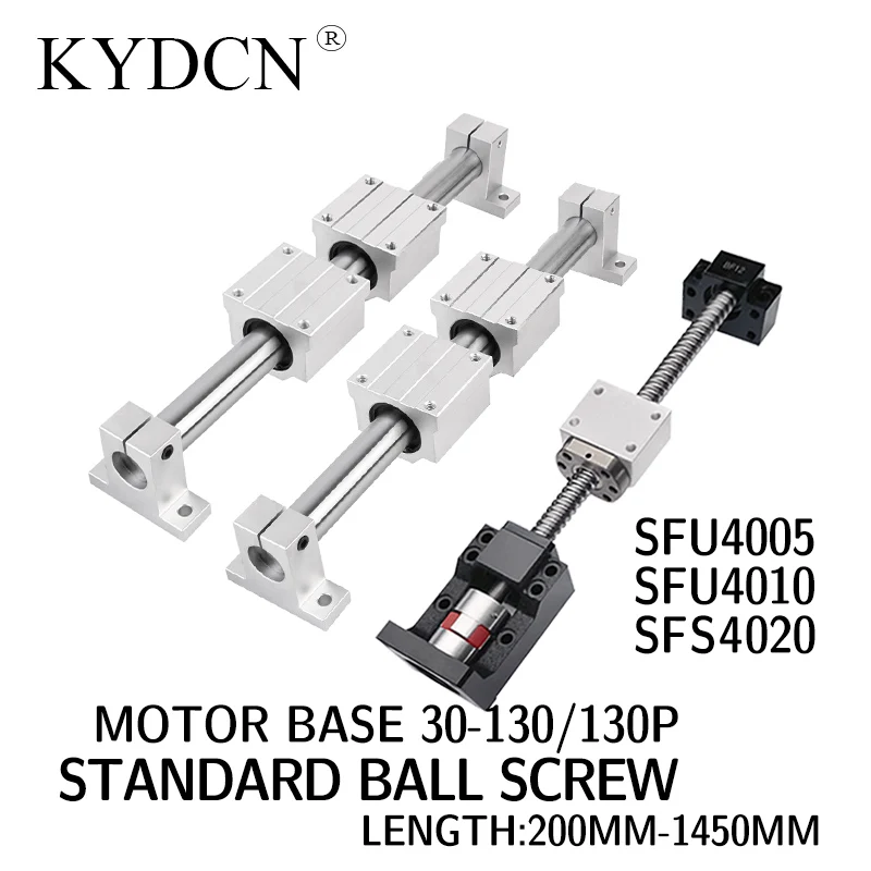 

SFU4005 4010 длина 200-1450 4 SC слайдеры SK поддерживающие сиденья плюс два хромированных стержня с набором мотоциклов