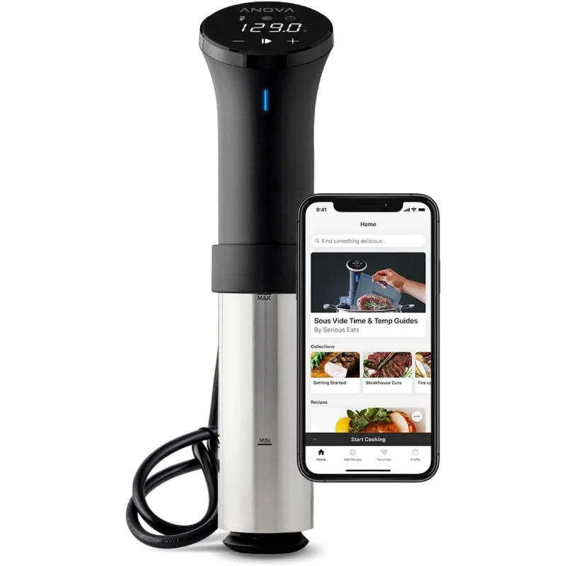 

Culinary Sous Vide Precision Cooker 2.0 (WiFi), 1000 Watts