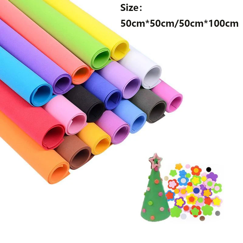 Bunte eva schaum platten cosplay eva schaum 1mm dick 50cm * 50cm / 50cm * 90cm eva schaum papiere für kunst handwerk diy projekt – Detail 3