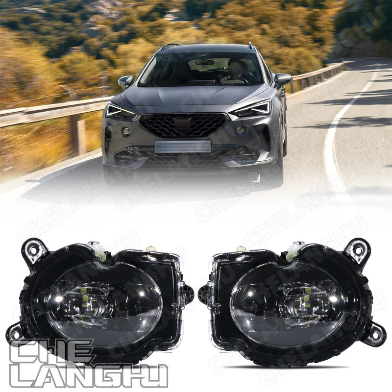 

Fog Light For Seat Formentor Cupra 2021 2022 2023 2024 2025 Car Accessories Front LED Fog Lamp 5FF941701 5FF941702