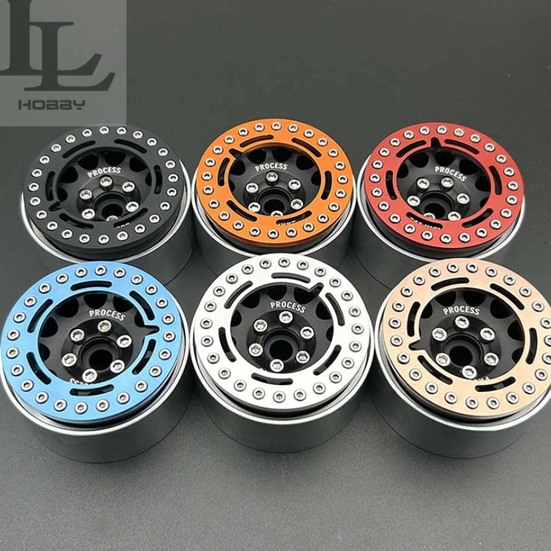 OMF Metal Hub Roda para RC Crawler Car, SCX10 km2 TRX4 Defender Bronco Blazer Esporte Jeep RC4WD TRX6 D90 90046, 1.9 2.2 ", 1,10