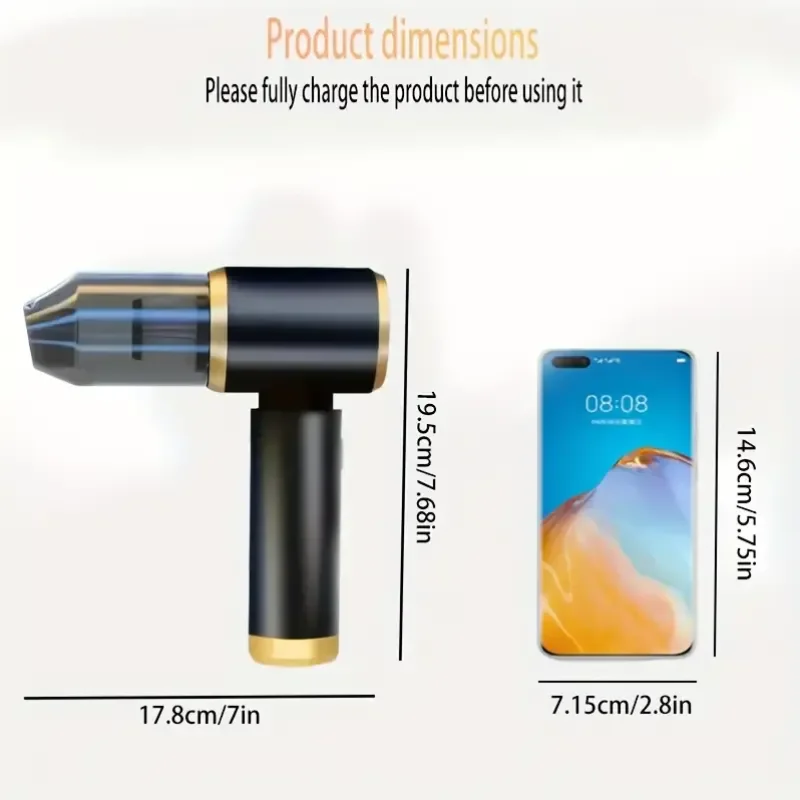 4000Pa Handheld Car Vacuum Air Blower USB Charging Mini Vacuum Car Cleaner For Car Home Appliance Portable Wireless Cleaner