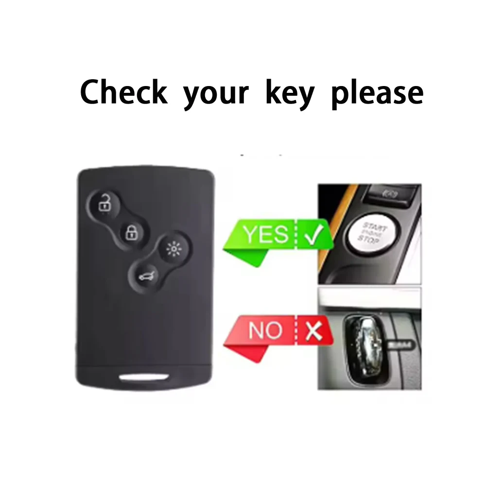 4 Button Silicone Key Case for Renault Megan 3 Laguna Fluence NEMA Clio 4 Captur Zoe Card Key Cover Remote Protection Keychain