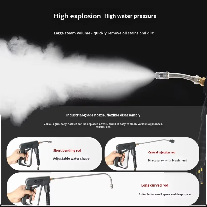 Portable High Temperature Pressure 3800W Steam Cleaner for Multifunctional Air Conditioning Range Hood Cars Cleaning Machine