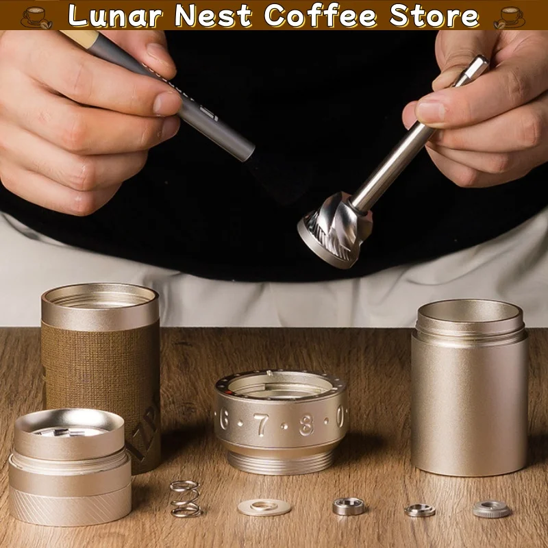 New 1zpresso Zp6 Manual Coffee Grinder Hand Mill Pour Over Drip Handy Portable Adjustable Burr Coffee Bean Grinder For Home