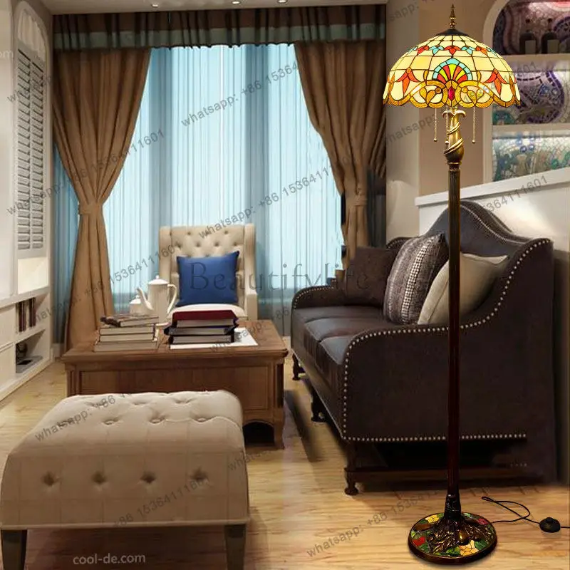 

All-copper American retro sofa living room floor-to-ceiling luminous ornament creative high-end modern simple home