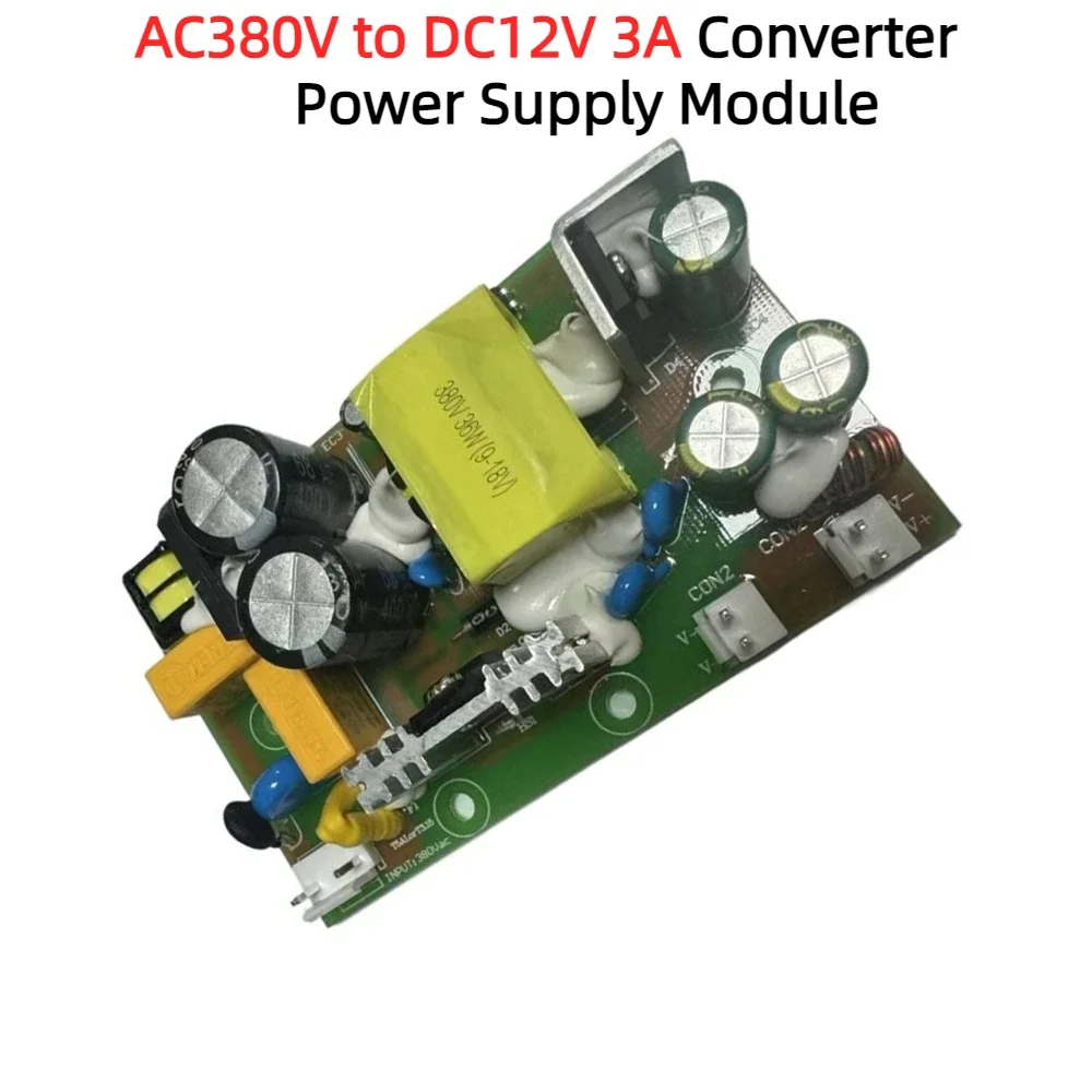 AC-DC Converter AC380V to DC12V 3A Power Supply Module 12V 3A Switching Power Supply Bare Board