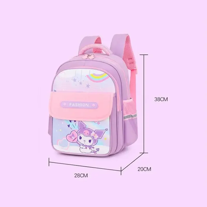 ed Kuromi Anime Cute Large Capacity Children Backpack School Bag with Cartoon Organizer for Students