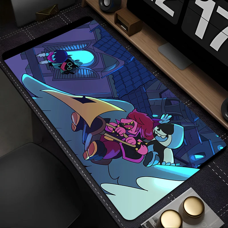لوحة ماوس أنيمي ملحقات ألعاب الكمبيوتر المحمول حصيرة سطح المكتب الموسعة PC Pixel Game D-deltarune Mousepad Kris Susie Ralsei لوحة المفاتيح #5