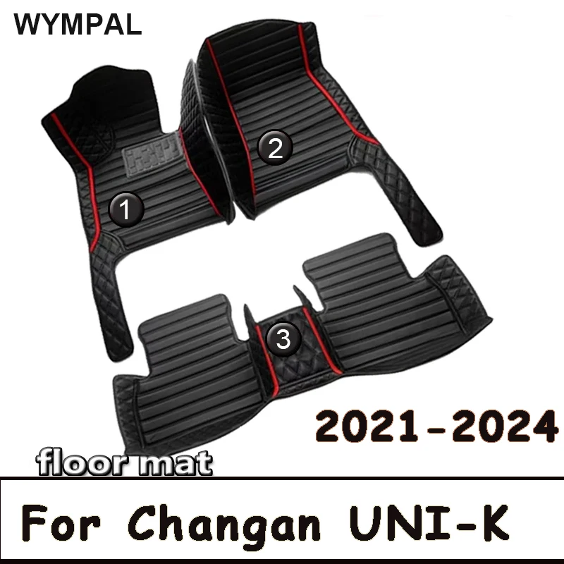 

Car Floor Mats For Changan UNI-K UNIK 2024 2023 2022 2021 Carpets Styling Protect Accessories Rugs Foot Pad Auto Product Parts