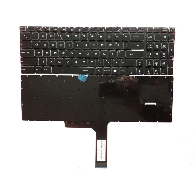 Per Key RGB Backlit RU Keyboard For MSI GE63 8RE 8RF MS-16P7 9SE GE73 GL65 GL75 GP65 GP75 GT76 GS73 GS75 GT63 GF75 Russian RU