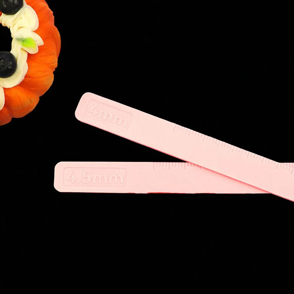 1mm-10mm Rolling Pin Scale Balance Ruler, Pottery Ceramic Clay Mud Thickness Measuring Tool with Centimeter Markings 22cm long
