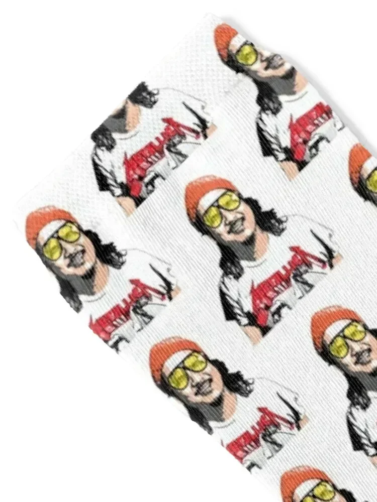 Animated Bobby Lee _Tiger Belly Socks loose cool sheer Stockings man Socks Women's Men's