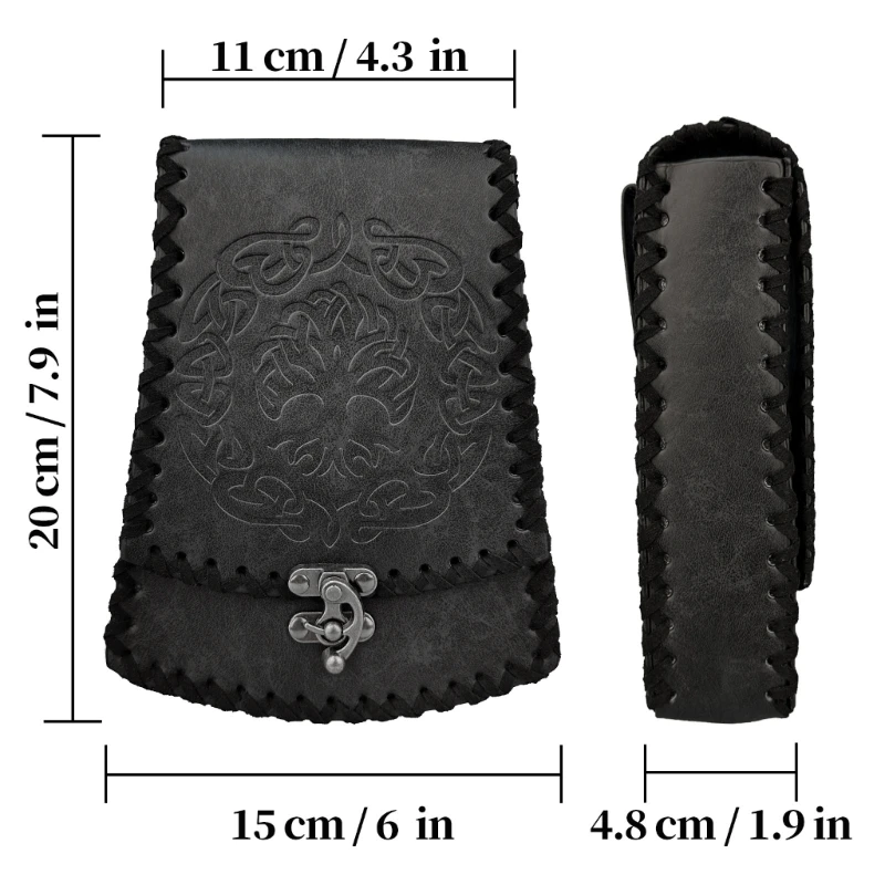 Bolsa cintura cinto couro medieval bolsas cintura medieval bolsas moeda couro para homens para homens cosplay